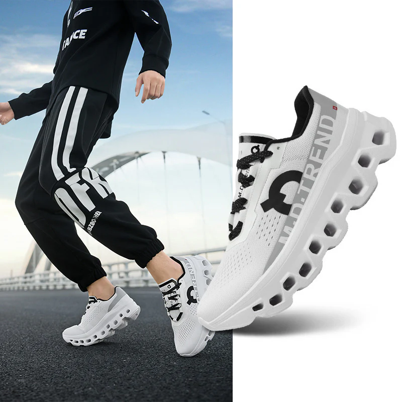 Damen Sportliche Lauf-Sneaker mit kombiniertem Dämpfungssystem Heidi Mode