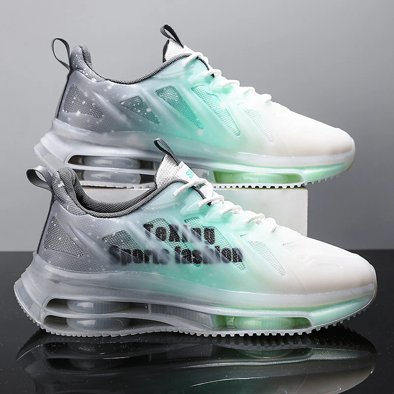 Damen sportliche Lauf-Sneaker mit luftiger Mesh-Oberfläche und stoßdämpfender Sohlentechnologie Heidi Mode - Image 3