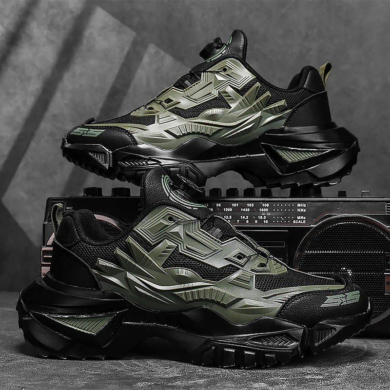 Damen Sportliche Lauf-Sneaker mit robustem Profil und innovativem Schnellverschluss Heidi Mode