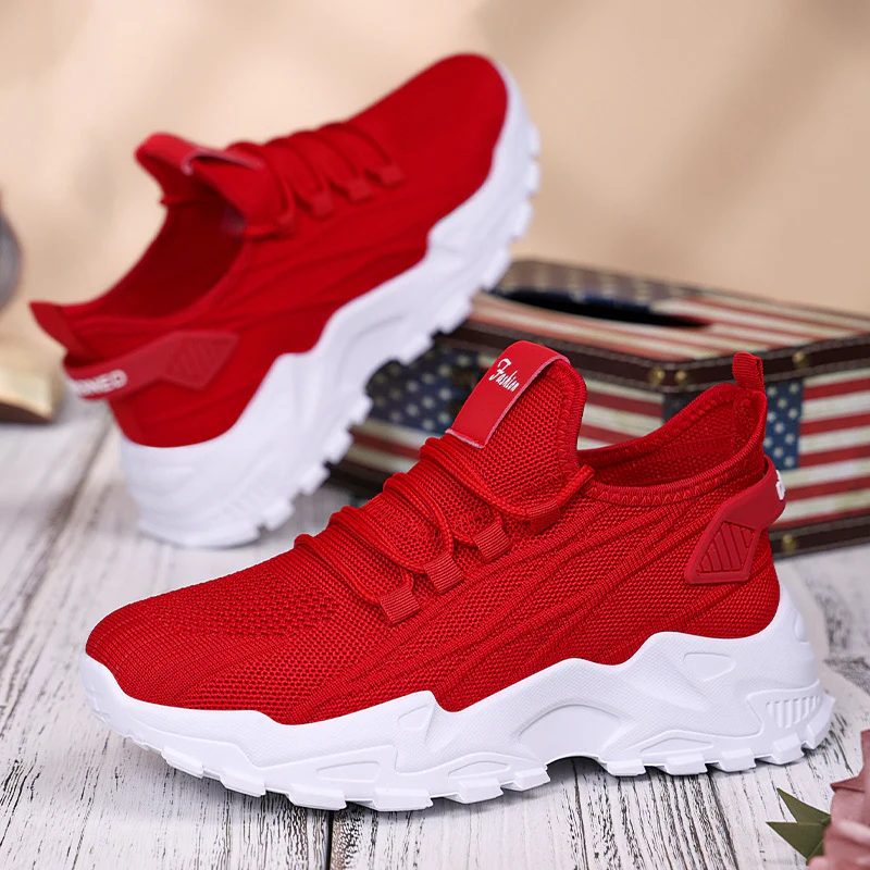 Damen Sportliche Lauf-Sneaker mit strapazierfähigem Mesh-Obermaterial und dämpfender Sohle Heidi Mode - Image 2