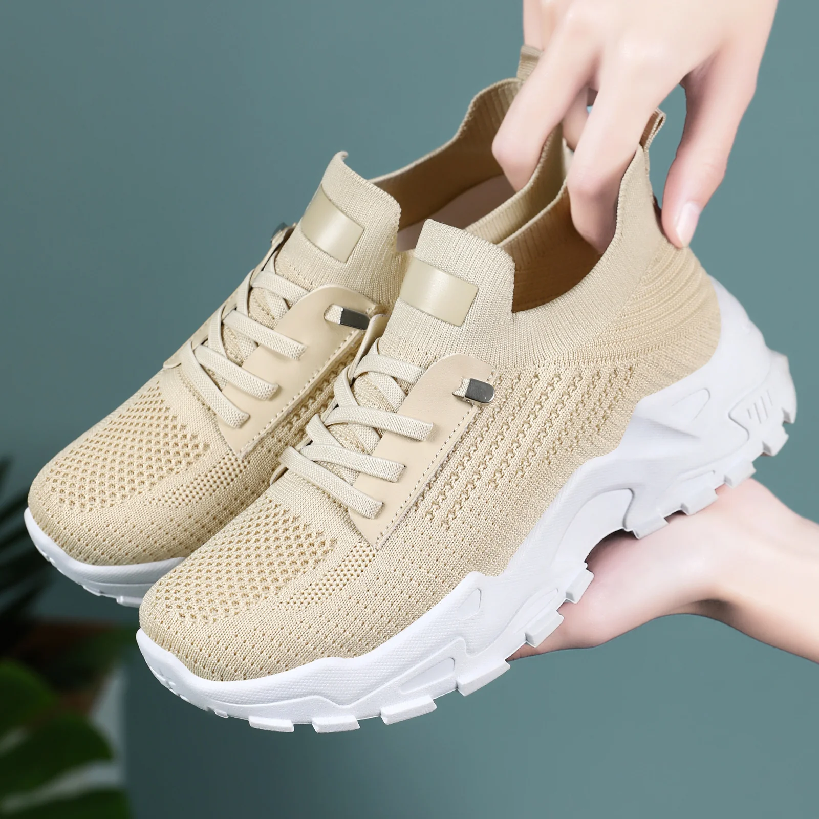 Damen Sportliche Lauf Sneakers Heidi Mode