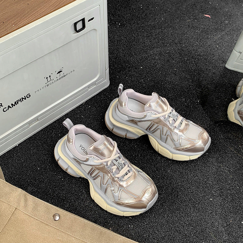 Damen sportliche Lauf Sneakers mit atmungsaktiver Mesh-Oberfläche und dämpfender Sohle Heidi Mode