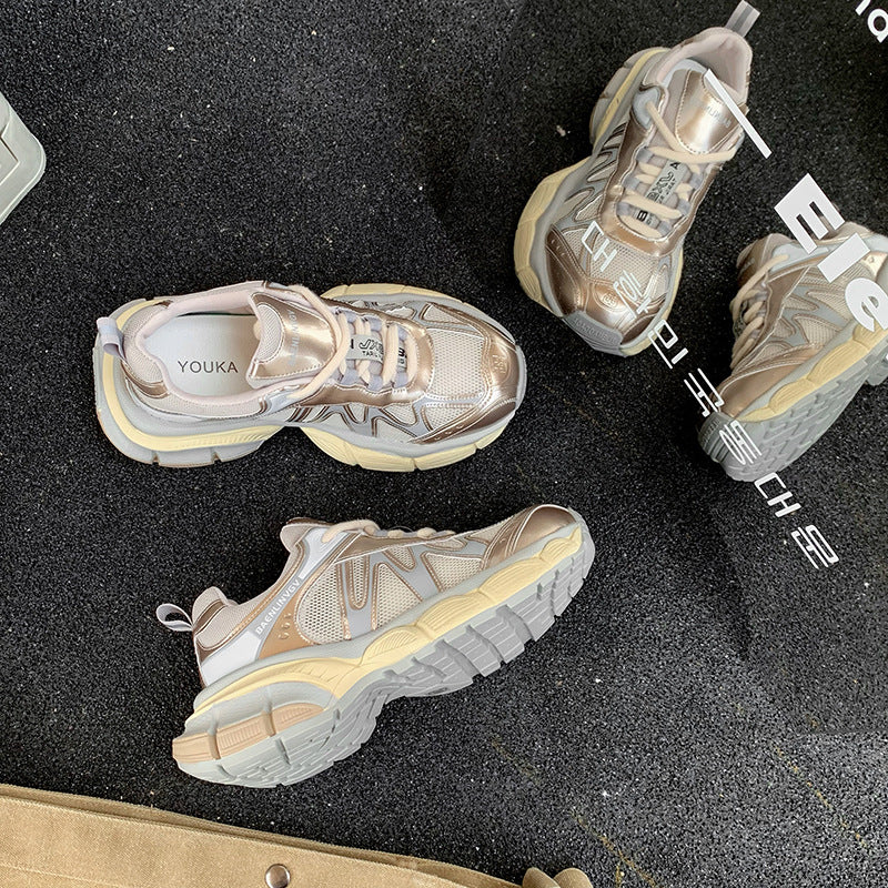 Damen sportliche Lauf Sneakers mit atmungsaktiver Mesh-Oberfläche und dämpfender Sohle Heidi Mode - Image 4
