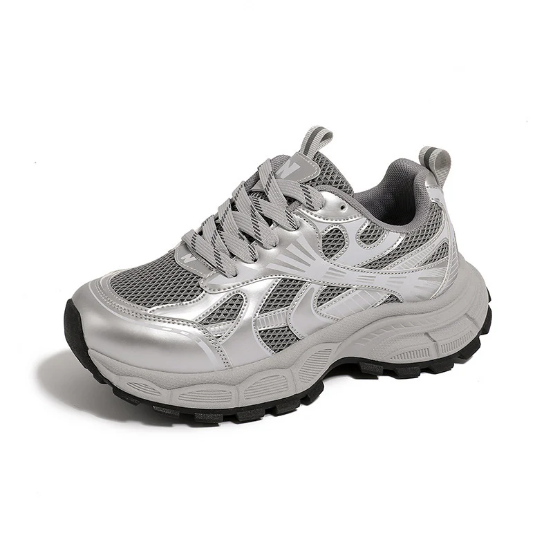 Damen Sportliche Lauf Sneakers mit atmungsaktiver Netzstruktur und dämpfender Sohle Heidi Mode - Image 6
