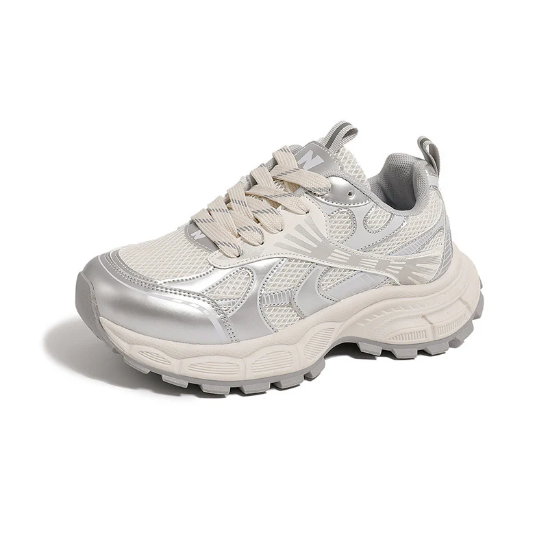 Damen Sportliche Lauf Sneakers mit atmungsaktiver Netzstruktur und dämpfender Sohle Heidi Mode - Image 9
