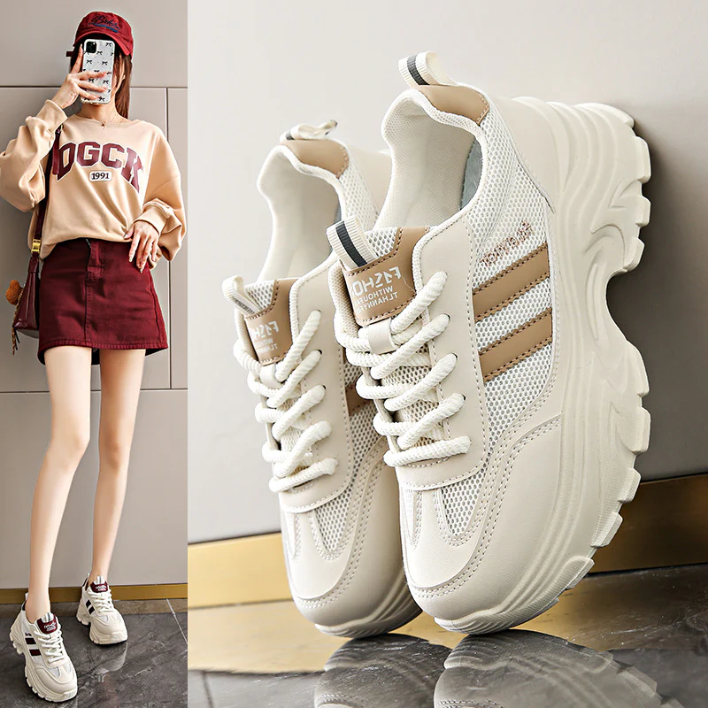 Damen Sportliche Lauf sneakers mit gepolsterter Sohle und atmungsaktivem Obermaterial Heidi Mode - Image 4