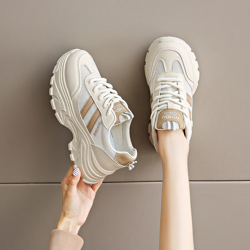 Damen Sportliche Lauf sneakers mit gepolsterter Sohle und atmungsaktivem Obermaterial Heidi Mode - Image 5