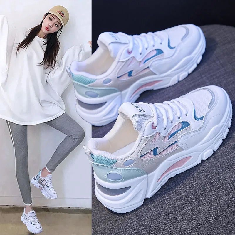 Damen Sportliche Lauf- und Freizeitschuhe mit atmungsaktivem Mesh-Obermaterial Heidi Mode