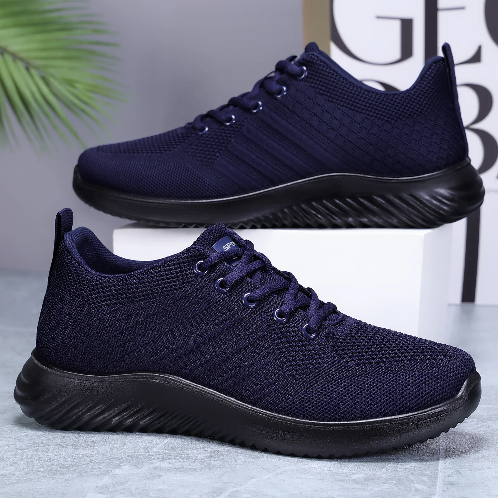 Damen Sportliche Lauf- und Freizeitschuhe mit atmungsaktivem Netz-Obermaterial Heidi Mode - Image 7