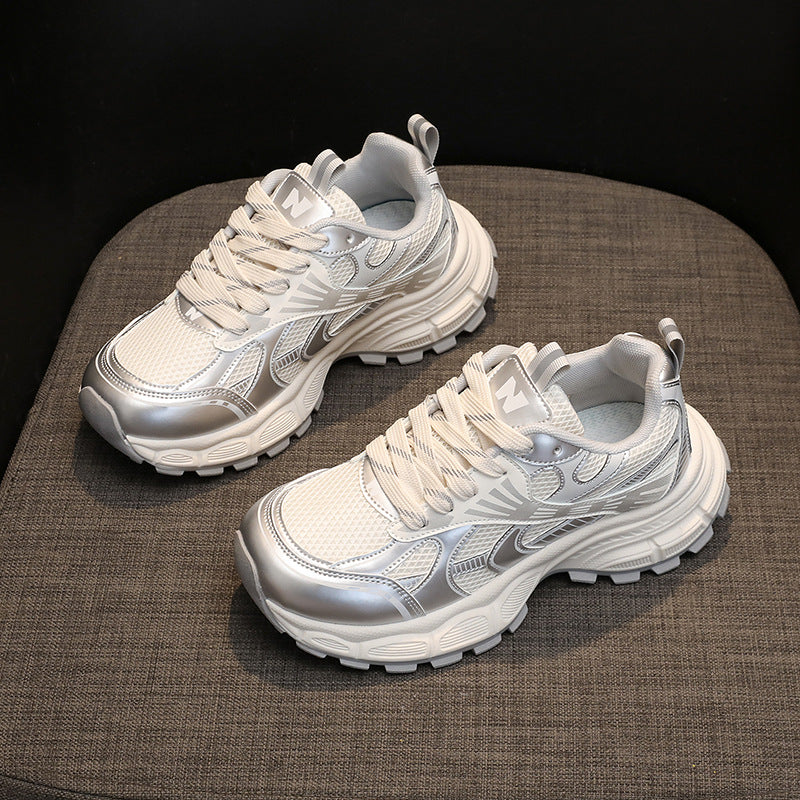 Damen Sportliche Lauf- und Freizeitschuhe mit atmungsaktivem Obermaterial und rutschfester Sohle Heidi Mode