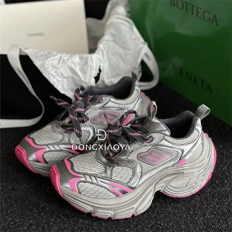 Damen Sportliche Läufersneaker mit ergonomischem Sohlenprofil und atmungsaktivem Mesh-Obermaterial Heidi Mode