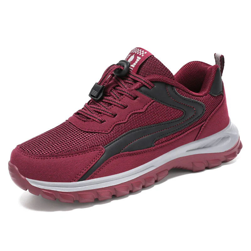 Damen sportliche Laufschuh mit atmungsaktivem Obermaterial und elastischen Schnellschnürsystem Heidi Mode - Image 5