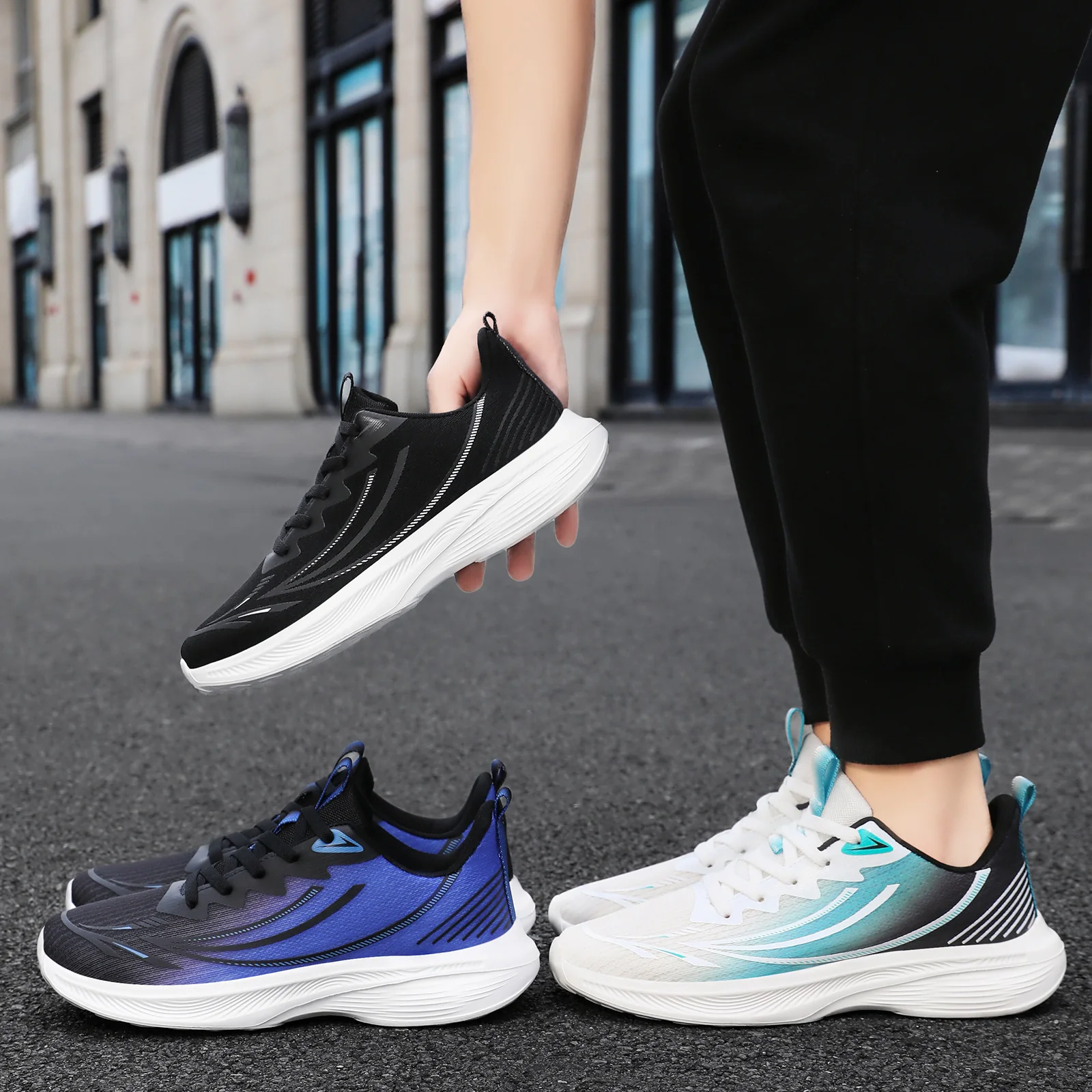 Damen Sportliche Laufschuhe mit atmungsaktivem Mesh-Obermaterial und dämpfender Sohle Heidi Mode - Image 4