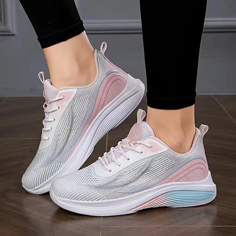 Damen Sportliche Laufschuhe mit atmungsaktivem Mesh-Obermaterial und stoßdämpfender Sohle Heidi Mode - Image 2