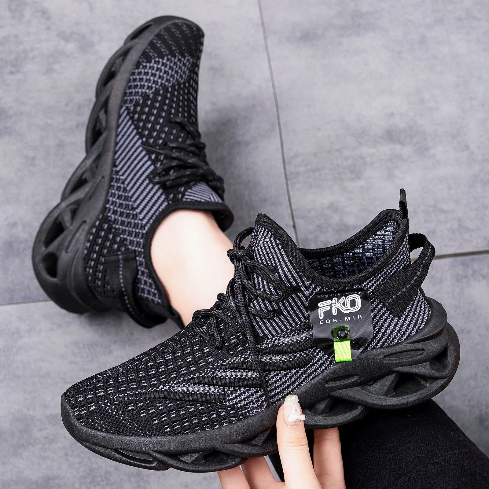Damen Sportliche Laufschuhe mit atmungsaktivem Obermaterial und innovativem Dämpfungssystem Heidi Mode - Image 3