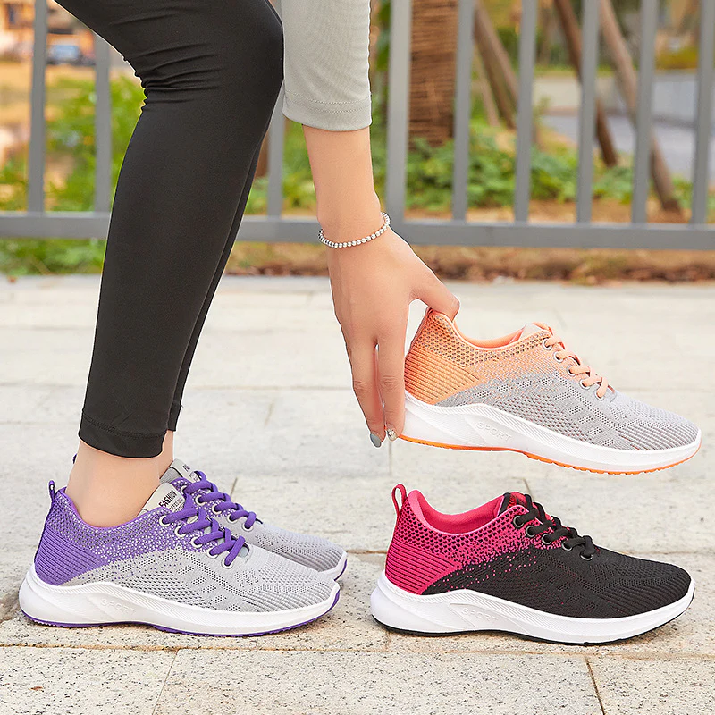 Damen Sportliche Laufschuhe mit atmungsaktivem Strickdesign Heidi Mode - Image 3