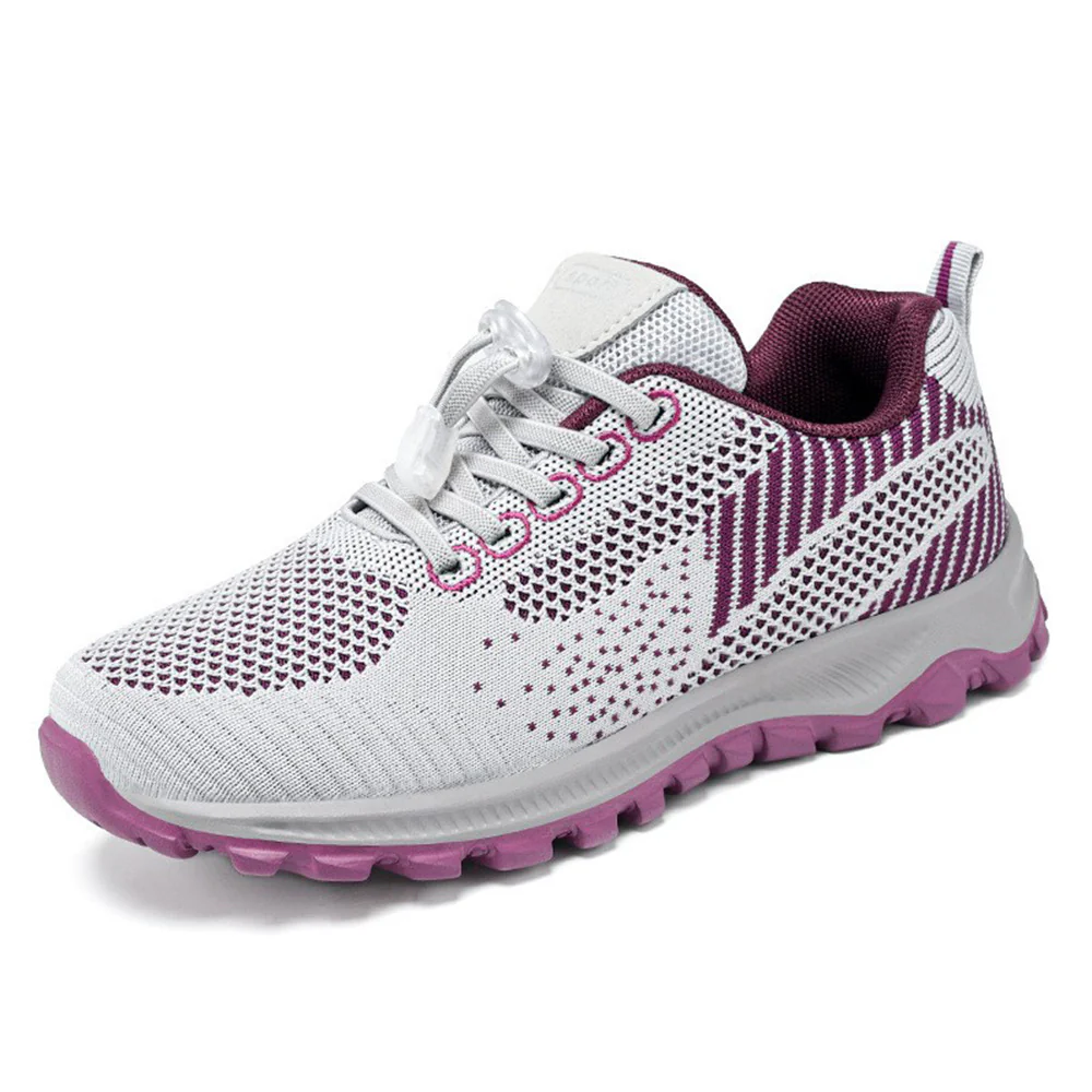 Damen Sportliche Laufschuhe mit atmungsaktivem Strickdesign und flexibler Sohle Heidi Mode - Image 2