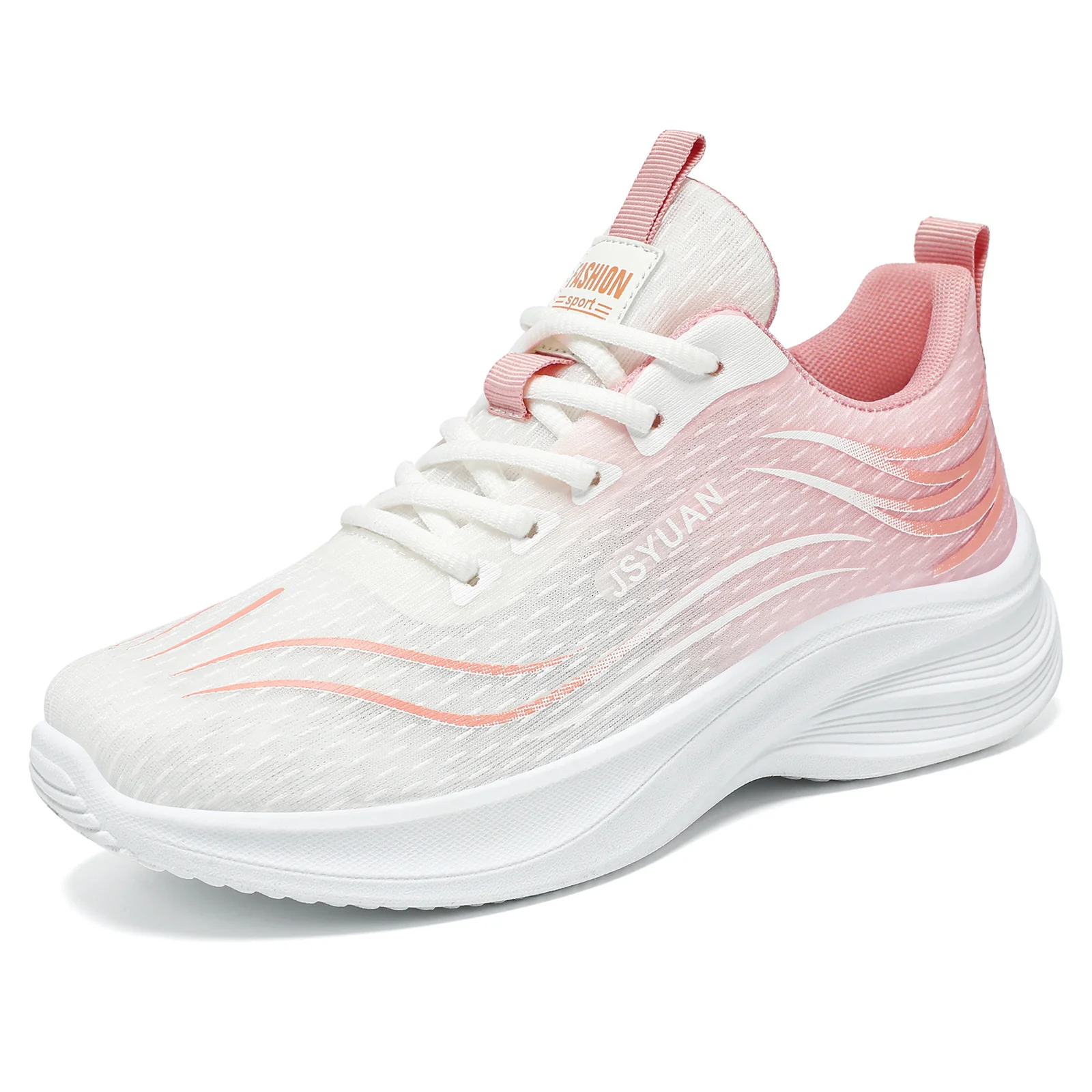 Damen Sportliche Laufschuhe mit atmungsaktivem Strickdesign und gepolsterter Dämpfung Heidi Mode - Image 5