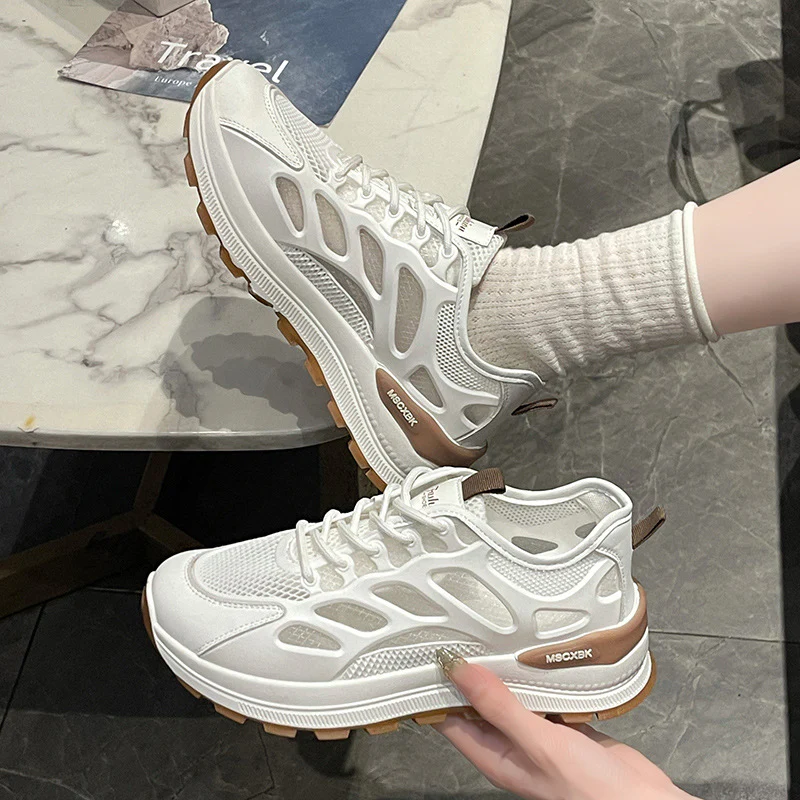 Damen Sportliche Laufschuhe mit atmungsaktiver Mesh-Konstruktion und dämpfender Sohle Heidi Mode - Image 2