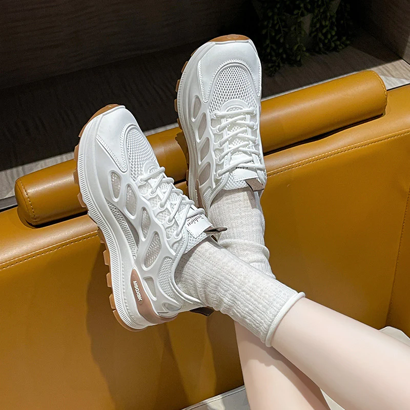 Damen Sportliche Laufschuhe mit atmungsaktiver Mesh-Konstruktion und dämpfender Sohle Heidi Mode - Image 3