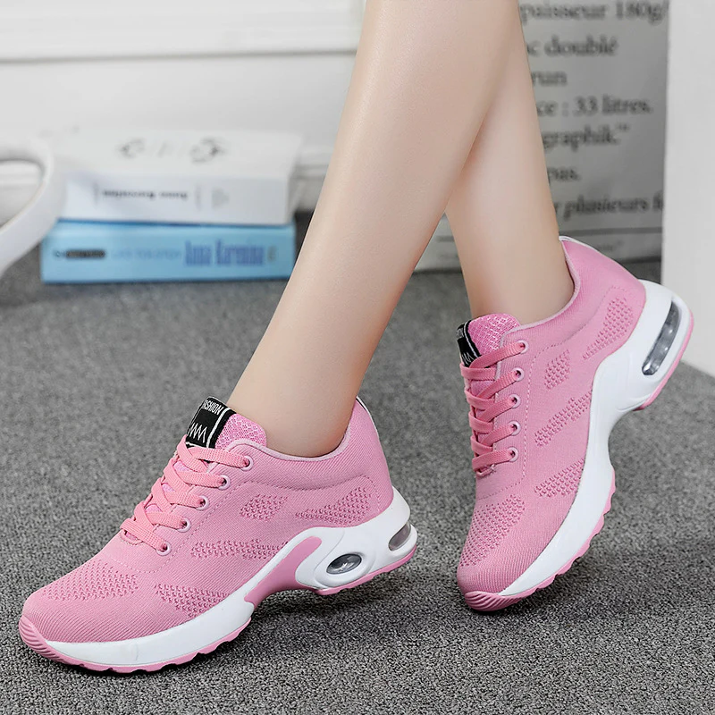 Damen Sportliche Laufschuhe mit atmungsaktiver Mesh-Oberfläche und dämpfender Sohle Heidi Mode - Image 2