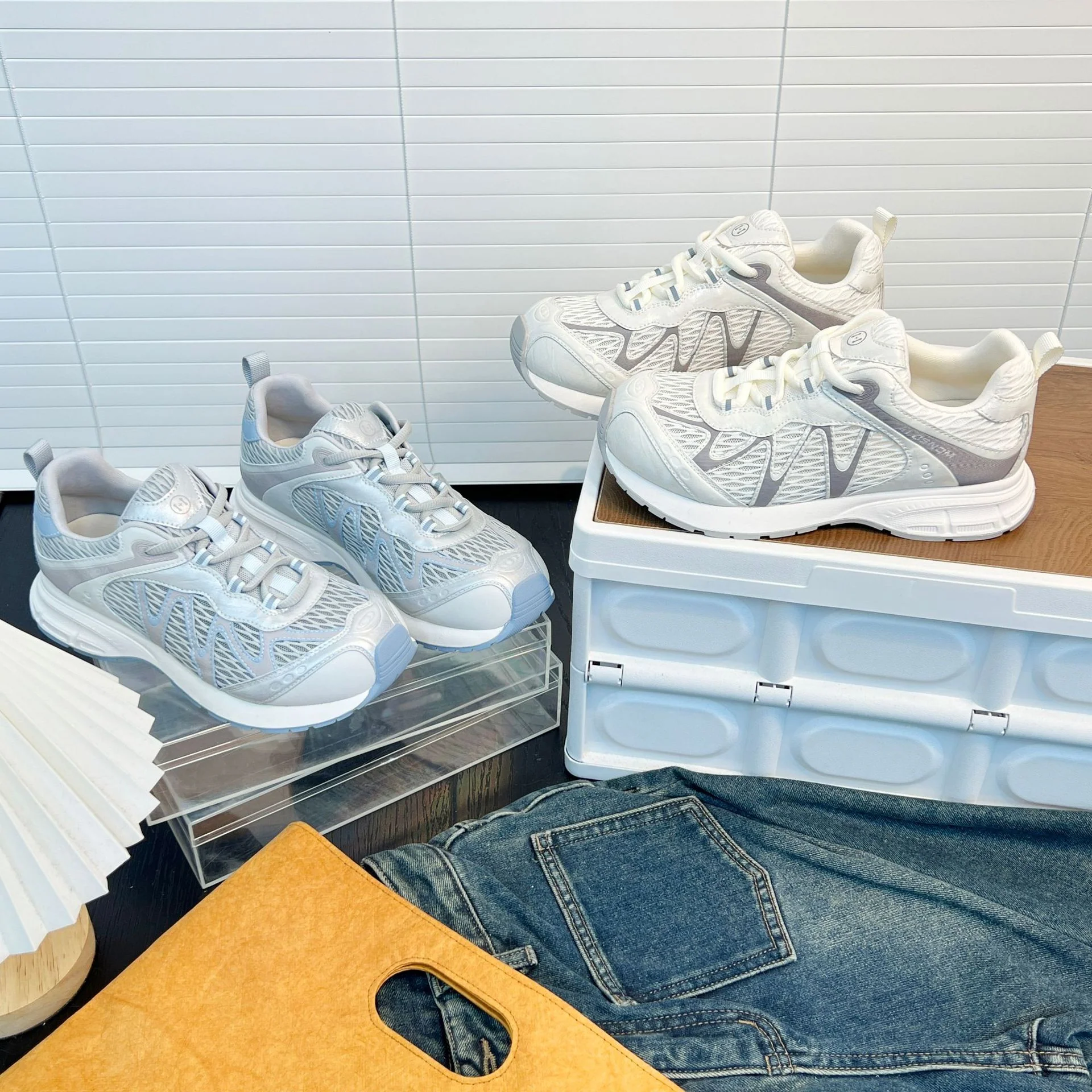 Damen Sportliche Laufschuhe mit atmungsaktiver Mesh-Oberfläche und ergonomischem Fußbett Heidi Mode - Image 3
