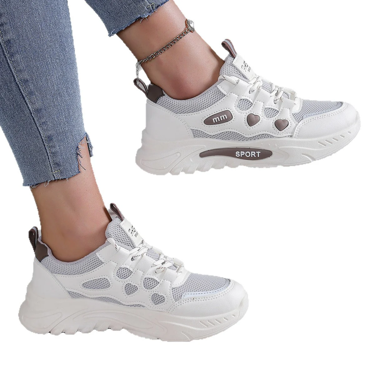 Damen Sportliche Laufschuhe mit atmungsaktiver Mesh-Oberfläche und komfortabler Dämpfung Heidi Mode - Image 5
