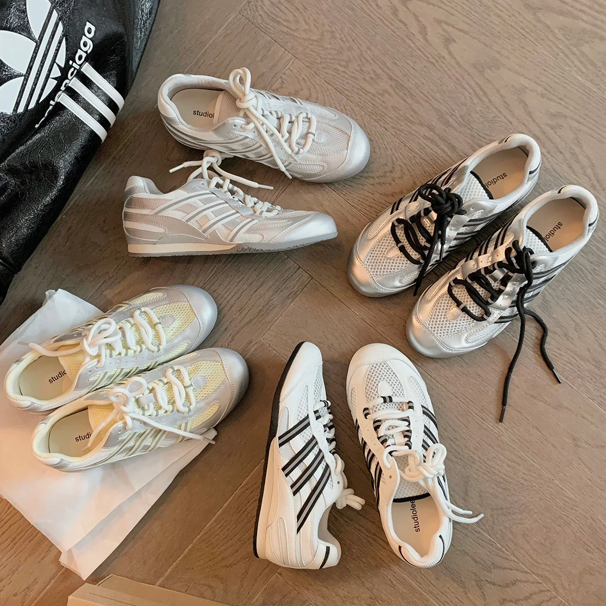 Damen Sportliche Laufschuhe mit atmungsaktiver Mesh-Oberfläche und rutschfester Sohle Heidi Mode