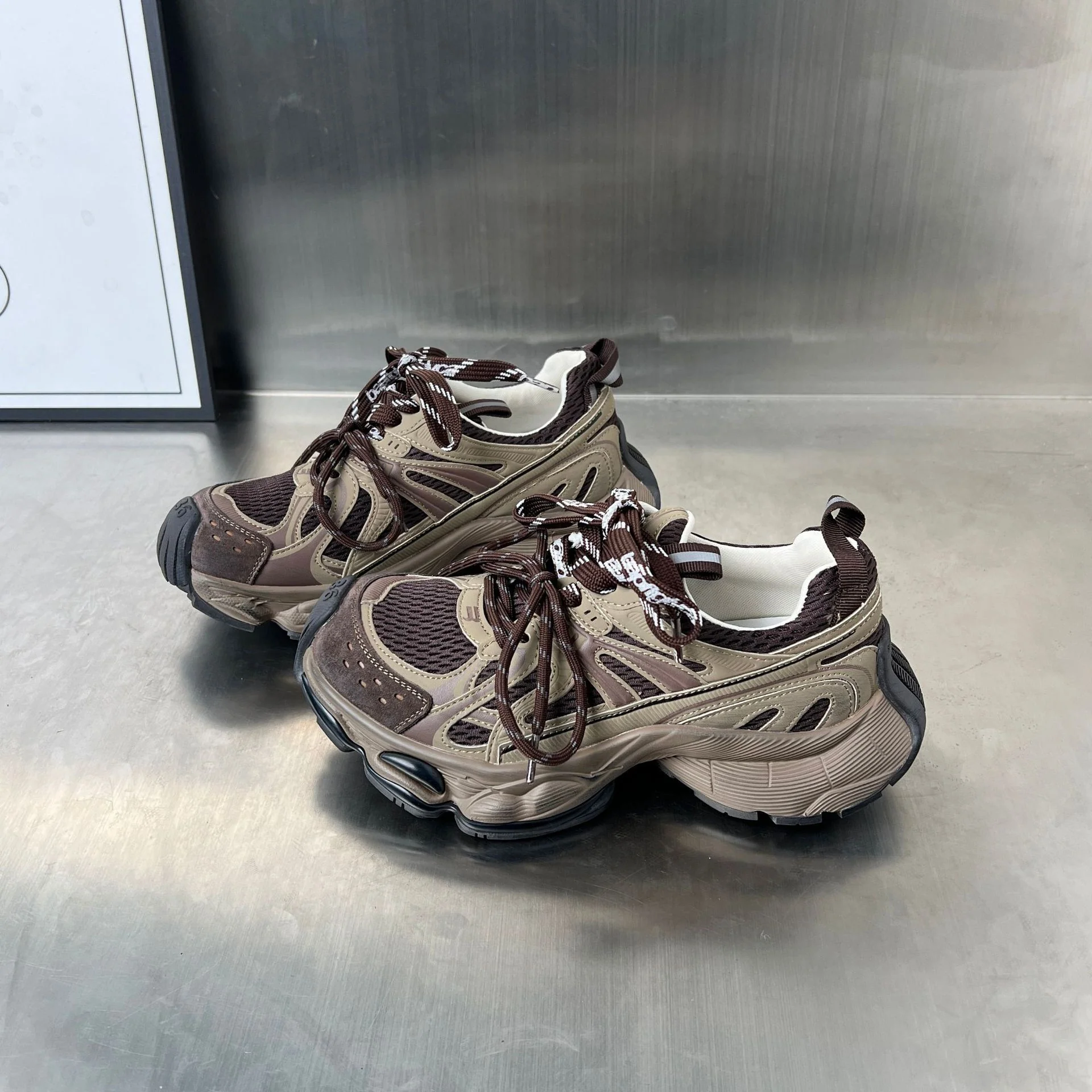 Damen Sportliche Laufschuhe mit atmungsaktiver Netzstruktur und stoßdämpfendem Fußbett Heidi Mode - Image 8