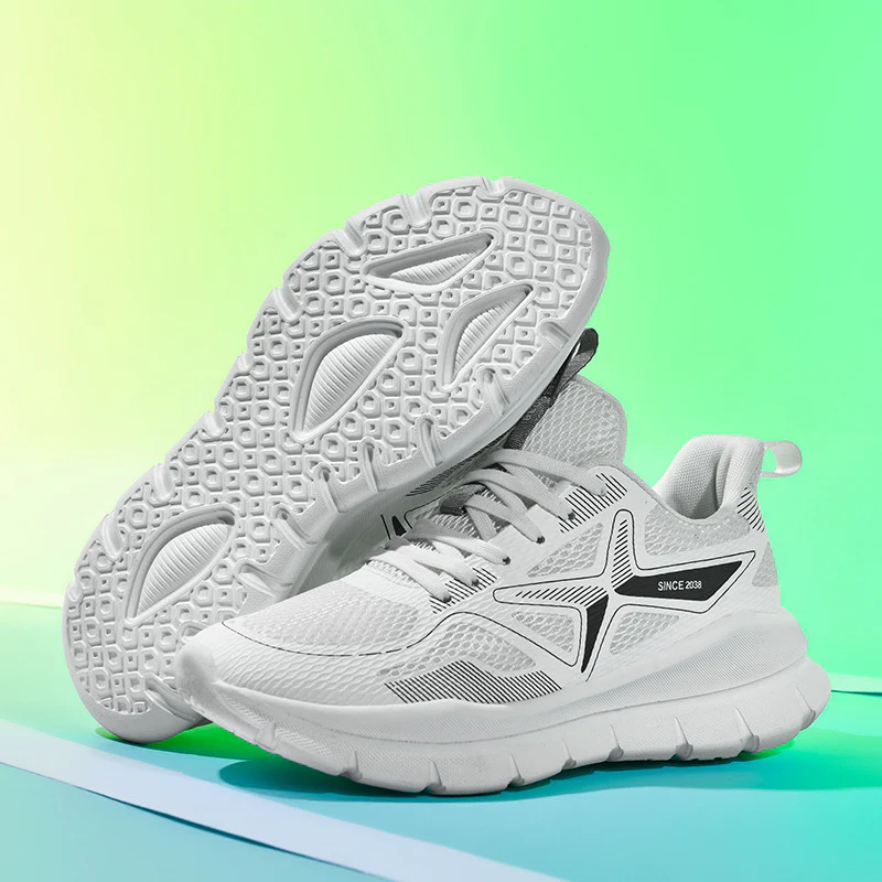 Damen Sportliche Laufschuhe mit atmungsaktiver Oberflächenstruktur und dämpfender Sohle Heidi Mode - Image 6