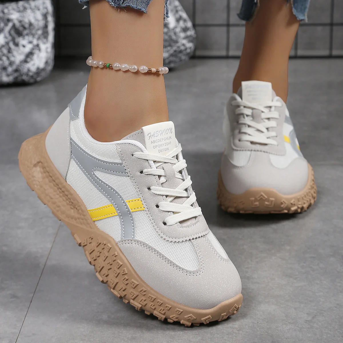 Damen Sportliche Laufschuhe mit rutschfester Sohle und atmungsaktivem Obermaterial Heidi Mode - Image 5