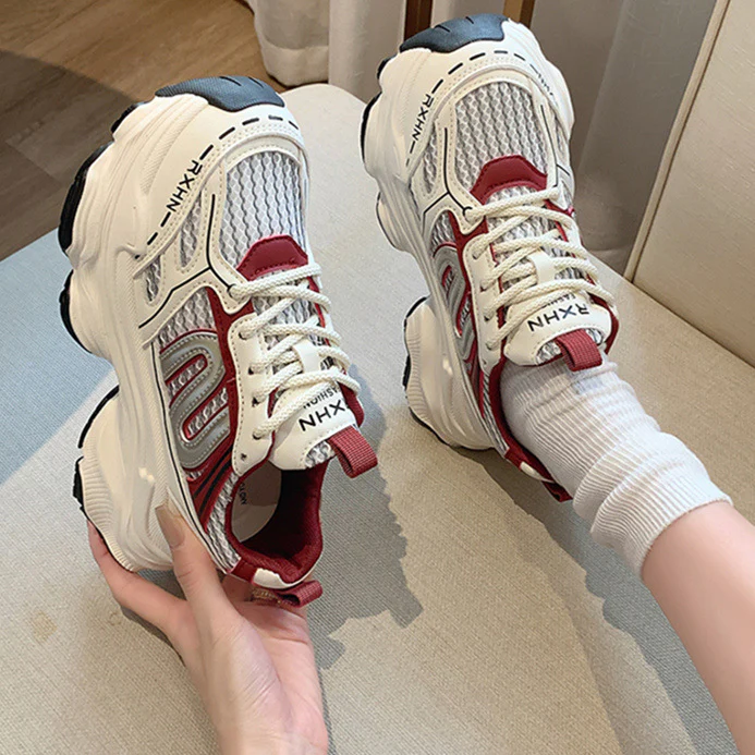 Damen Sportliche LaufSneaker mit atmungsaktivem Mesh-Obermaterial und dämpfender Sohle Heidi Mode - Image 3