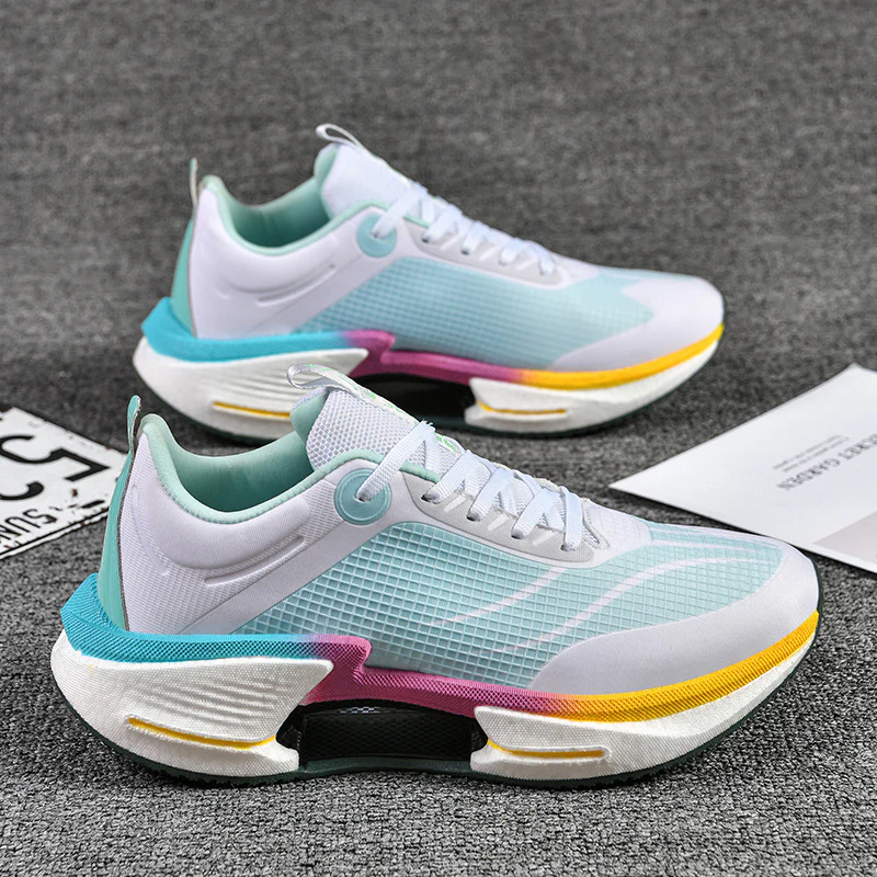 Damen sportliche Leichtathletik-Sneaker mit atmungsaktiver Mesh-Oberfläche Heidi Mode - Image 2
