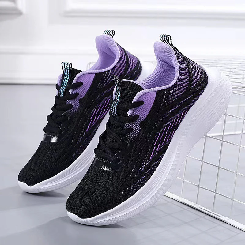 Damen Sportliche Leichtgewicht Sneakers mit atmungsaktivem Obermaterial und flexibler Laufsohle Heidi Mode