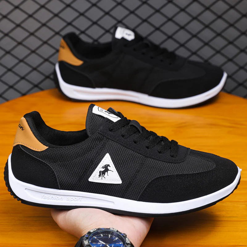 Damen Sportliche Leichtlauf-Sneaker mit rutschfester Sohle und atmungsaktivem Obermaterial Heidi Mode