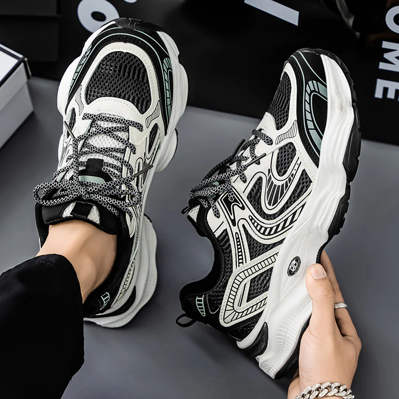 Damen Sportliche Leichtrittsneakers mit atmungsaktiver Mesh-Oberfläche und ergonomischem Design Heidi Mode - Image 6