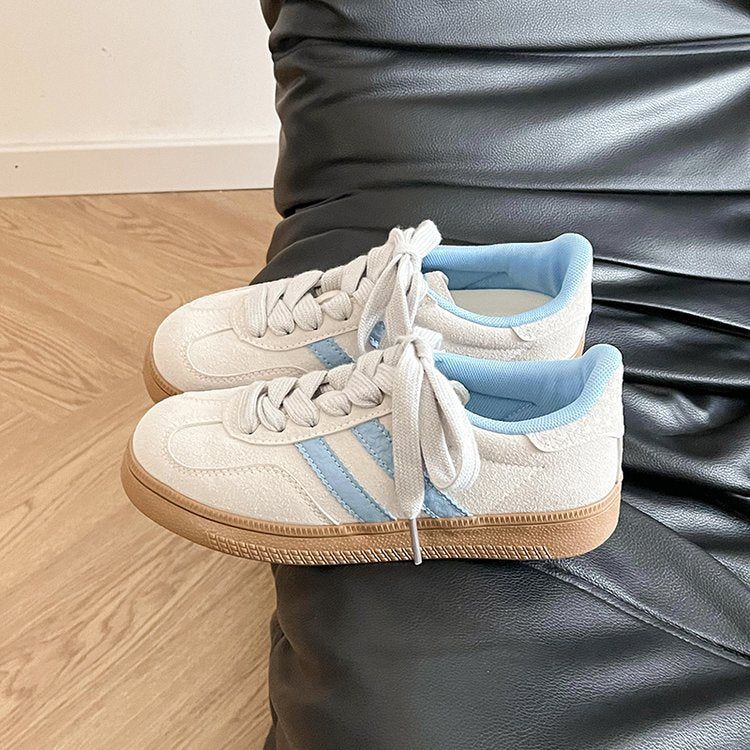 Damen Sportliche Lifestyle-Sneaker mit atmungsaktivem Obermaterial und rutschfester Sohle Heidi Mode