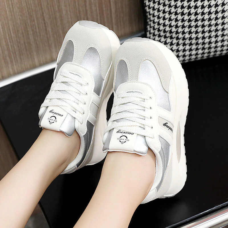 Damen Sportliche Lifestyle-Sneaker mit ergonomischer Dämpfung und atmungsaktiver Oberfläche Heidi Mode - Image 4