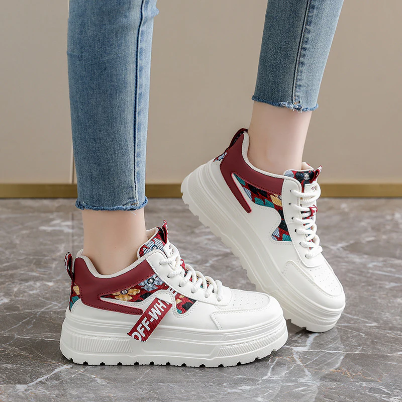 Damen Sportliche Lifestyle-Sneaker mit trendigem Design und besonders dämpfender Sohle Heidi Mode - Image 4