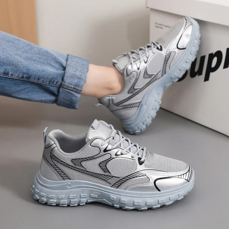 Damen Sportliche Lifestyle Sneakers mit stoßdämpfender Sohle und vielseitigem Design Heidi Mode - Image 4