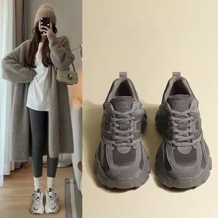 Damen Sportliche Luftige Sneaker mit dämpfender Sohle und atmungsaktivem Mesh-Obermaterial Heidi Mode - Image 2
