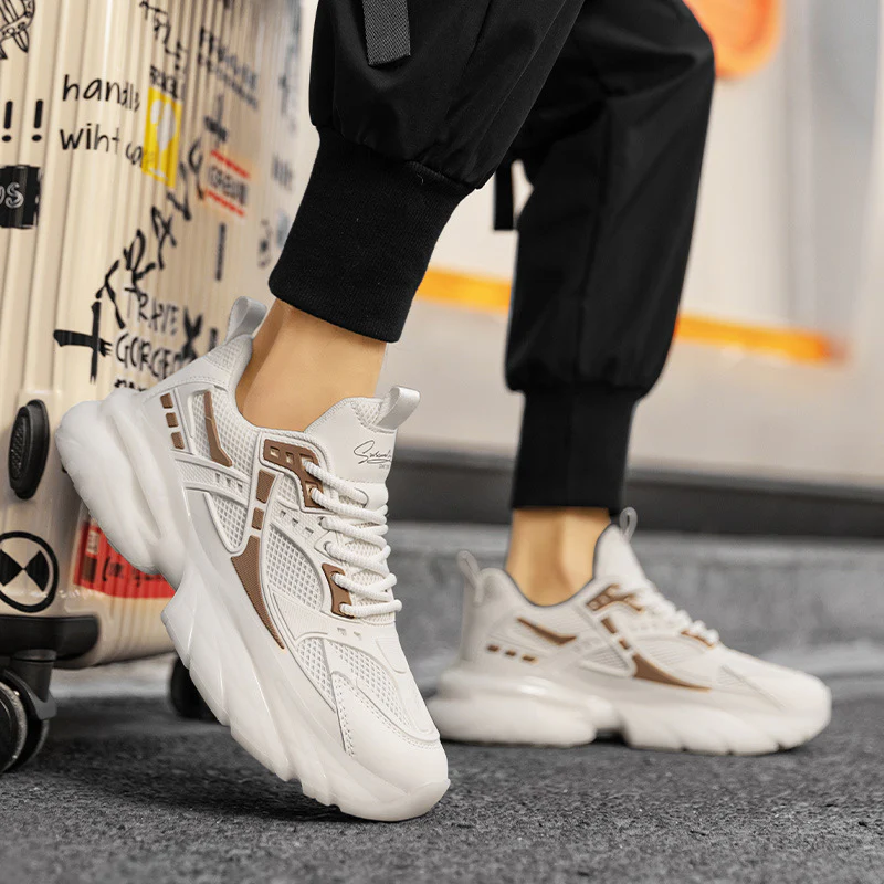 Damen Sportliche Luftpolster-Sneaker mit atmungsaktivem Obermaterial und bequemer Dämpfung Heidi Mode - Image 3
