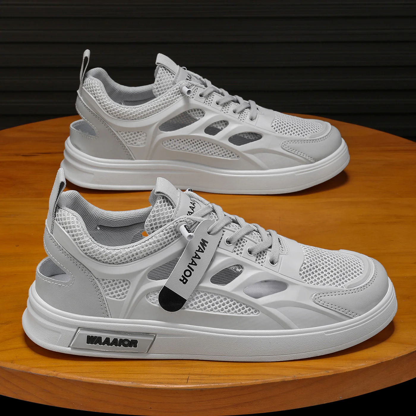 Damen Sportliche Luftpolster Sneakers mit atmungsaktivem Obermaterial und rutschfester Sohle Heidi Mode