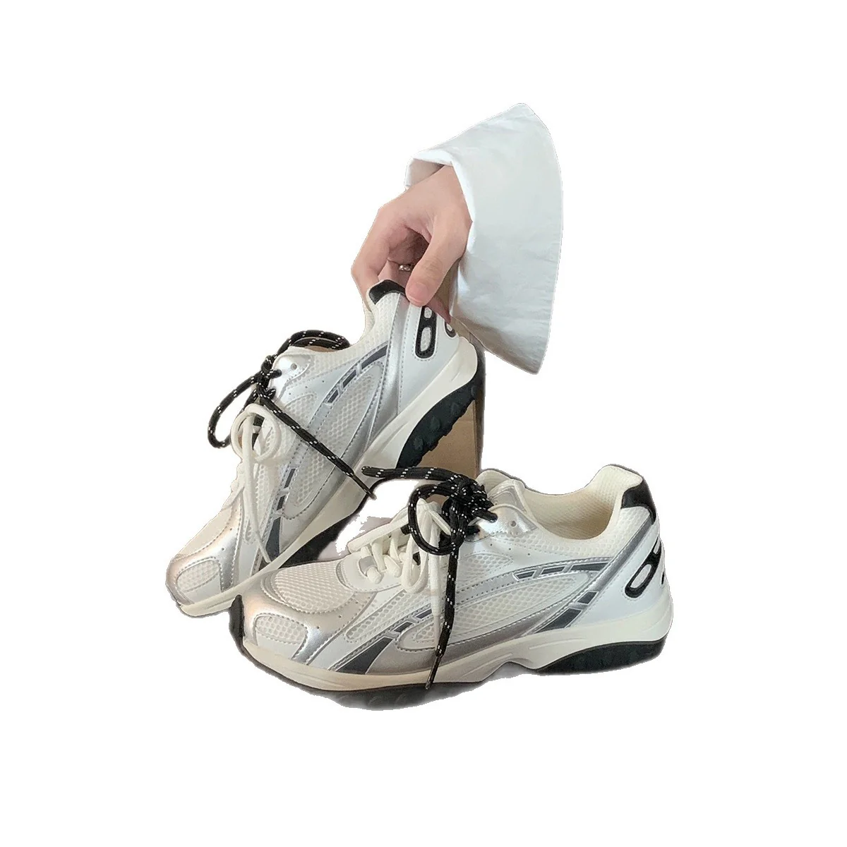 Damen Sportliche Mesh-Laufschuhe mit atmungsaktiver Struktur und gepolsterter Sohle Heidi Mode - Image 5