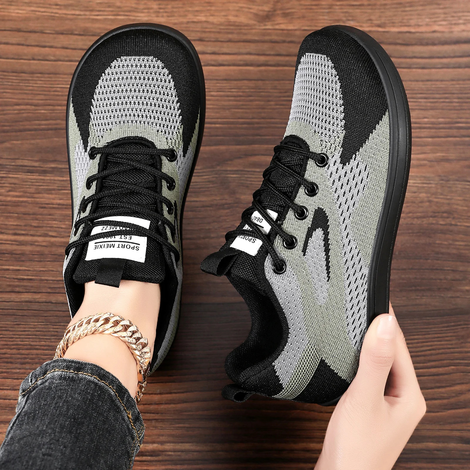 Damen Sportliche Mesh-Laufschuhe mit Komfort-Dämpfung Heidi Mode - Image 3