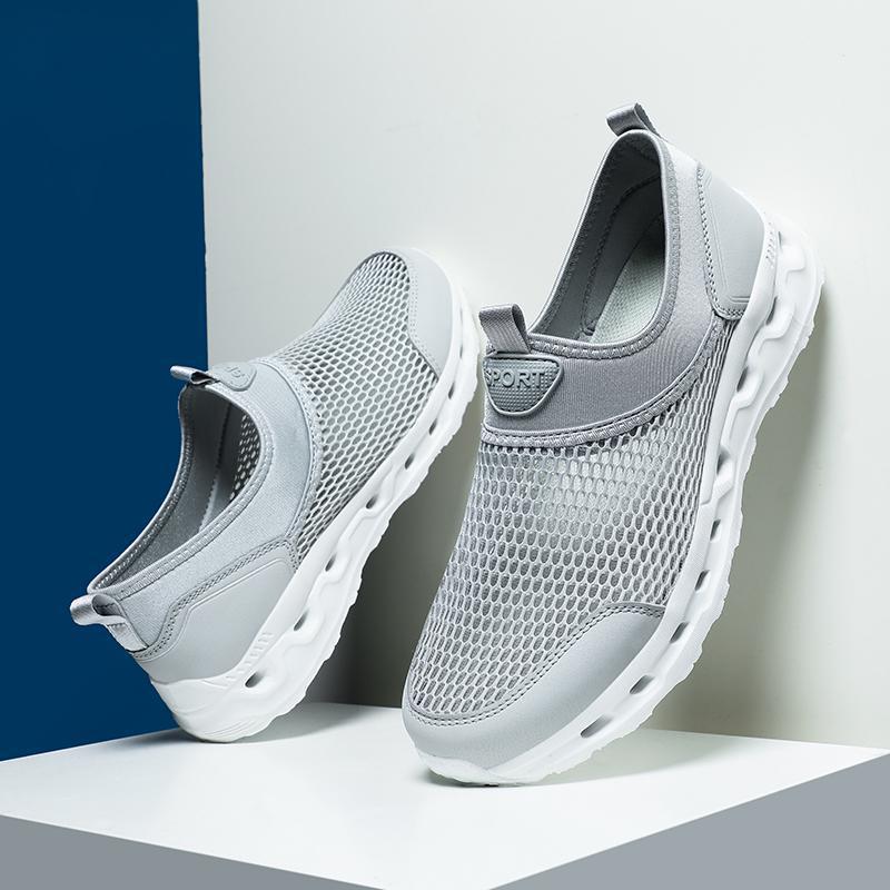 Damen Sportliche Mesh Slip-On Sneakers Heidi Mode - Image 4
