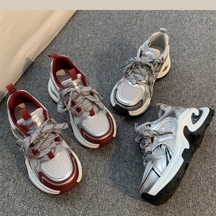 Damen Sportliche Mesh-Sneaker mit atmungsaktiven Einsätzen und rutschfester Sohle Heidi Mode - Image 5