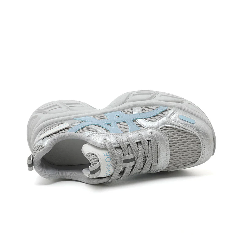 Damen Sportliche Mesh-Sneaker mit atmungsaktiver Laufsohle Heidi Mode - Image 4