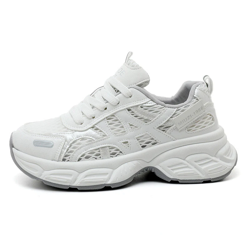 Damen Sportliche Mesh-Sneaker mit atmungsaktiver Laufsohle Heidi Mode - Image 6