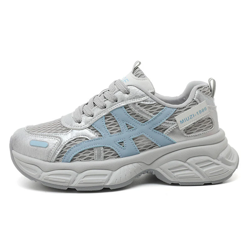 Damen Sportliche Mesh-Sneaker mit atmungsaktiver Laufsohle Heidi Mode - Image 7